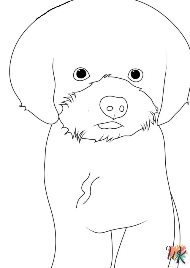 coloriage Chien  pour lutter contre le stress