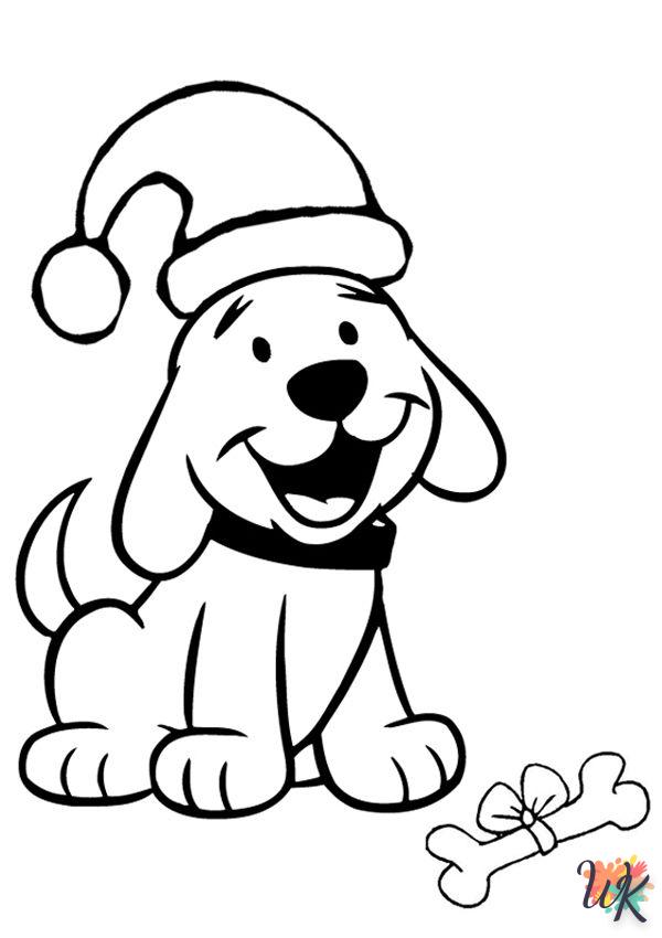 a imprimer coloriage Chien  gratuit 1