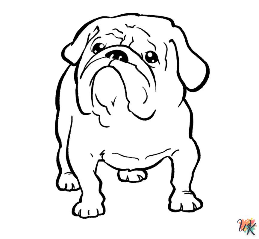 coloriage Chien  de pour enfants