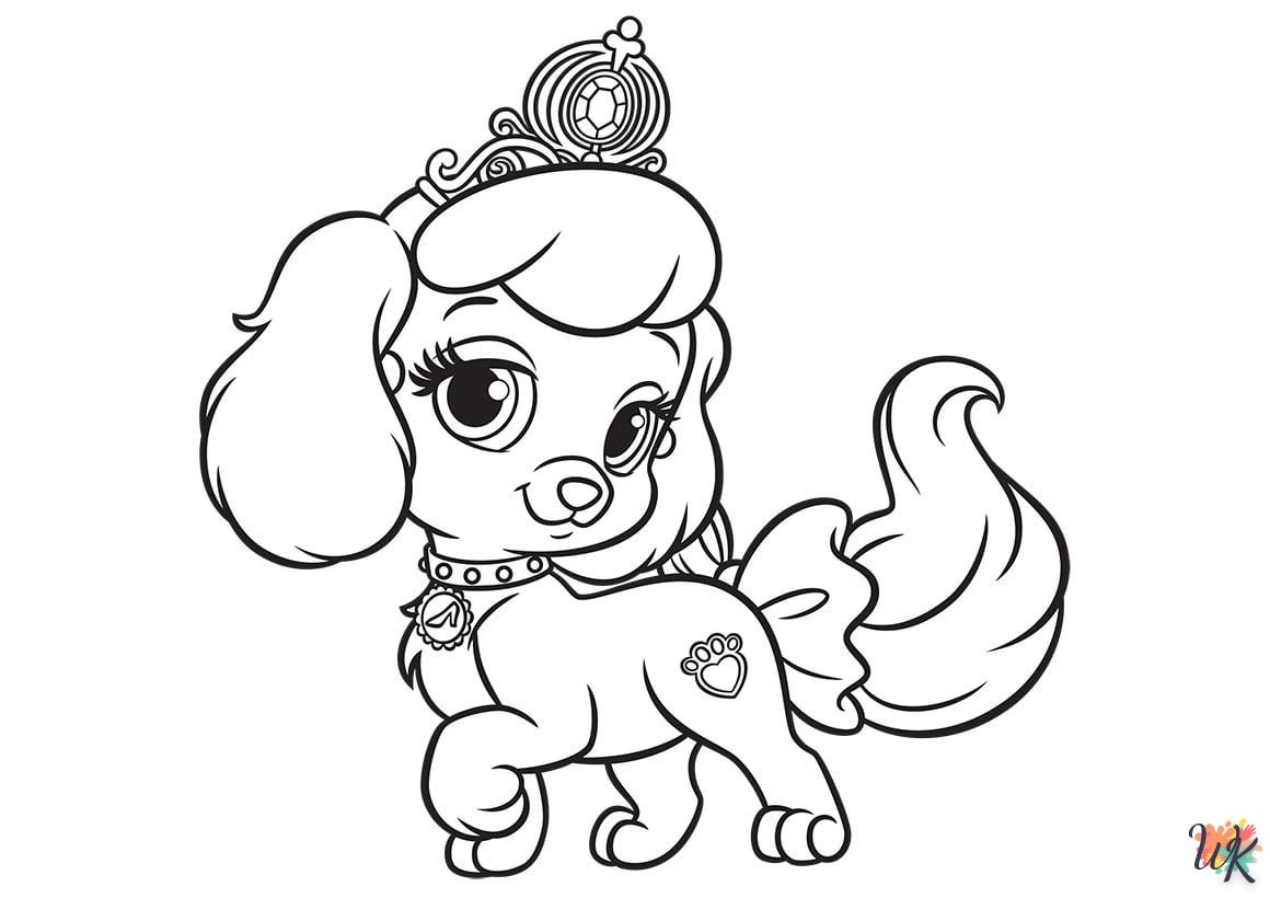 coloriage Chien  pour enfant de 3 ans 1