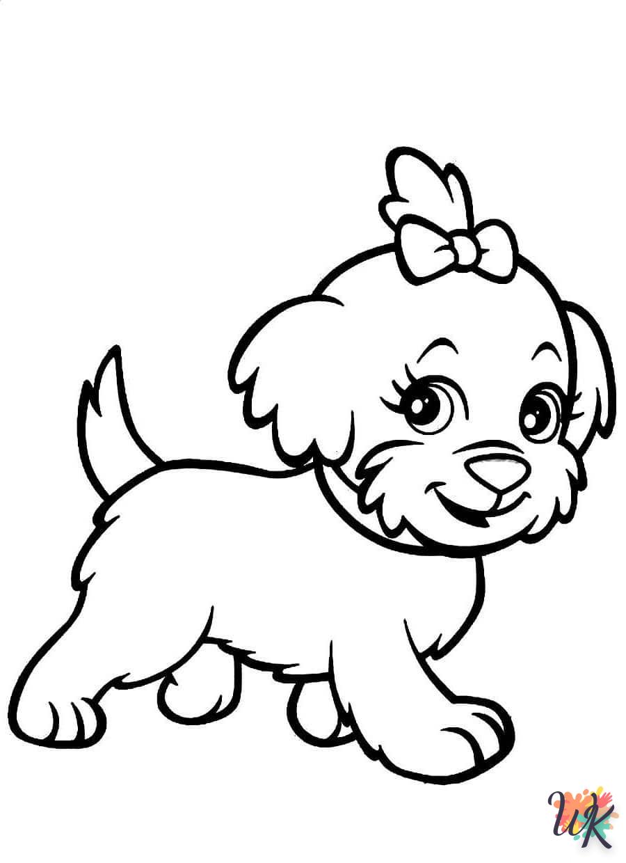 coloriage Chien  pour enfants 2