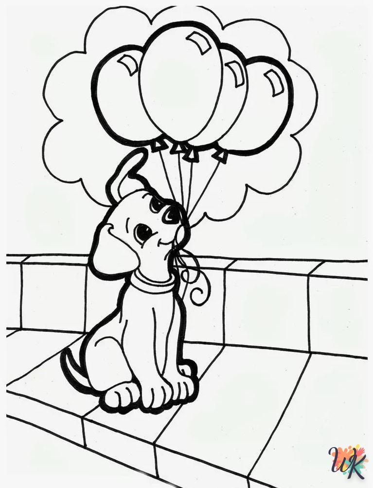 coloriage Chien  à imprimer gratuitement pdf