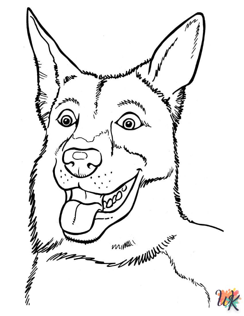 coloriage Chien  pour enfant a imprimer gratuit