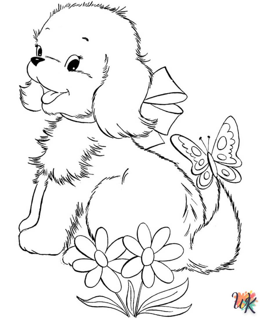 imprimer coloriage Chien 1