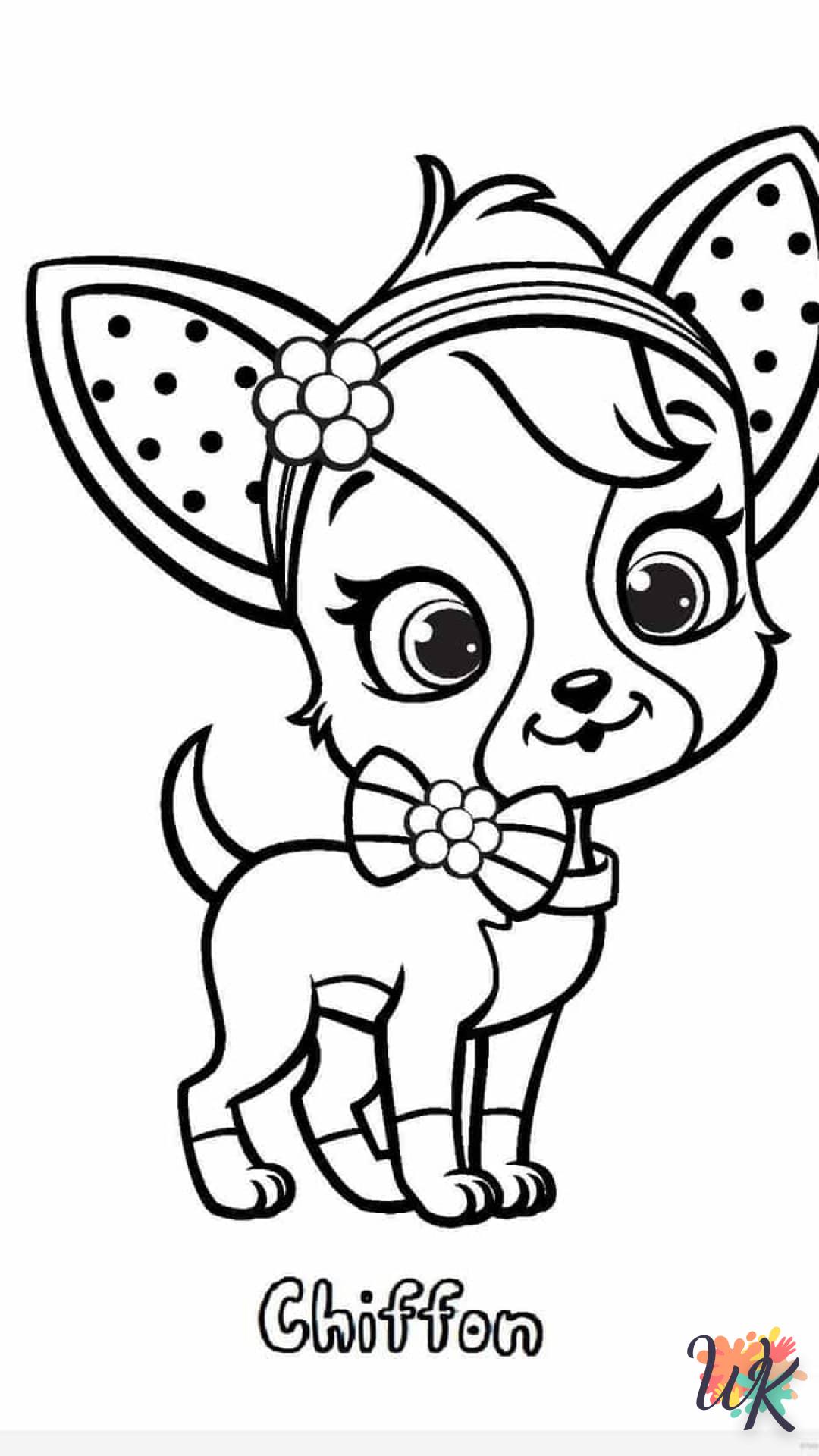 coloriage Chien  à imprimer pour enfant de 12 ans 1