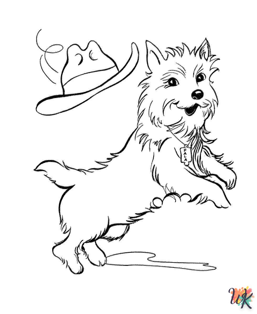 coloriage Chien  bebe animaux a imprimer gratuit 1