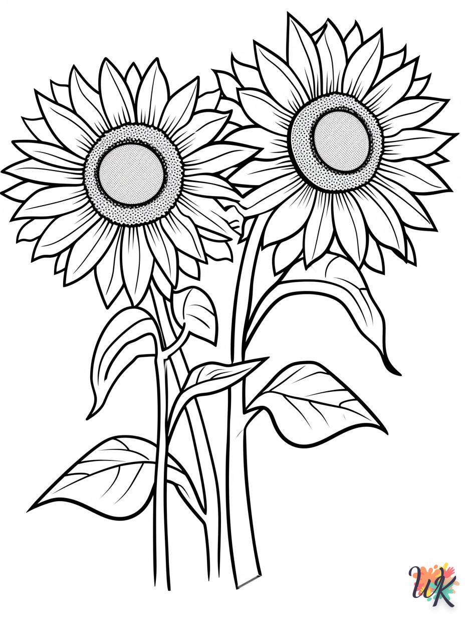 imprimer coloriage Fleurs  gratuit