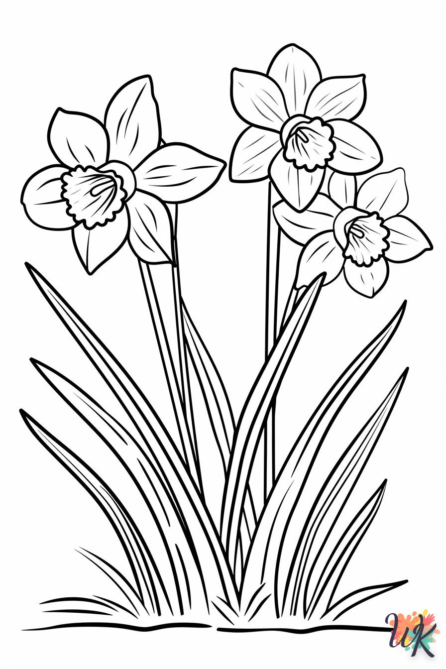 coloriage Fleurs  et dessins