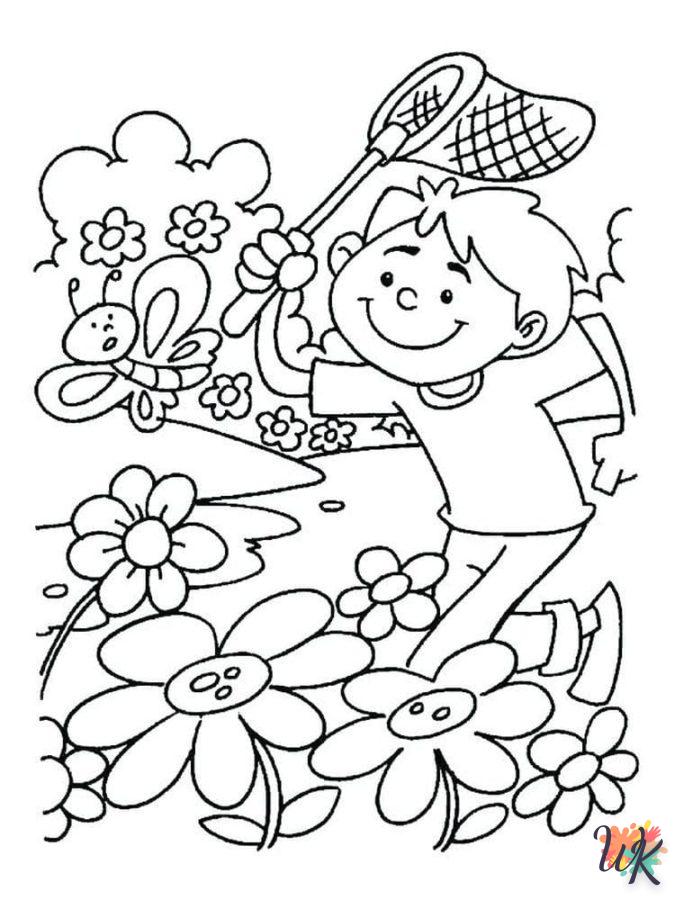 coloriage Fleurs  et dessin a imprimer 1