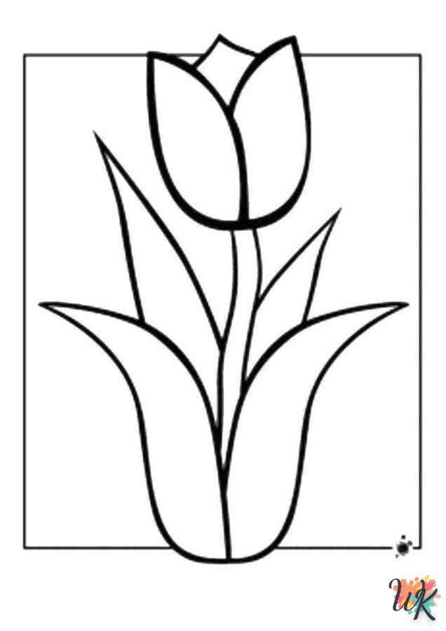 coloriage Fleurs  en ligne gratuit