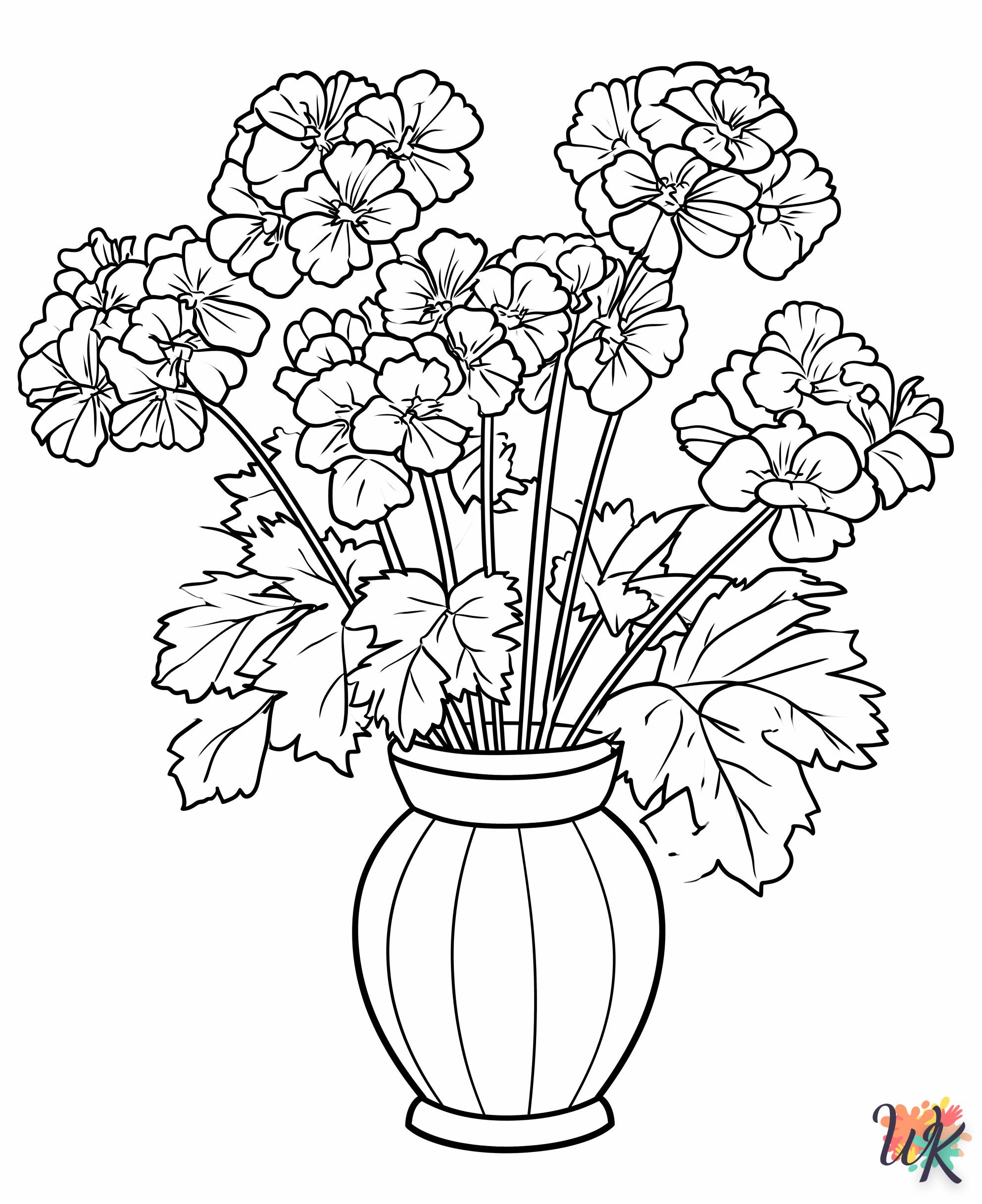 à imprimer coloriage Fleurs