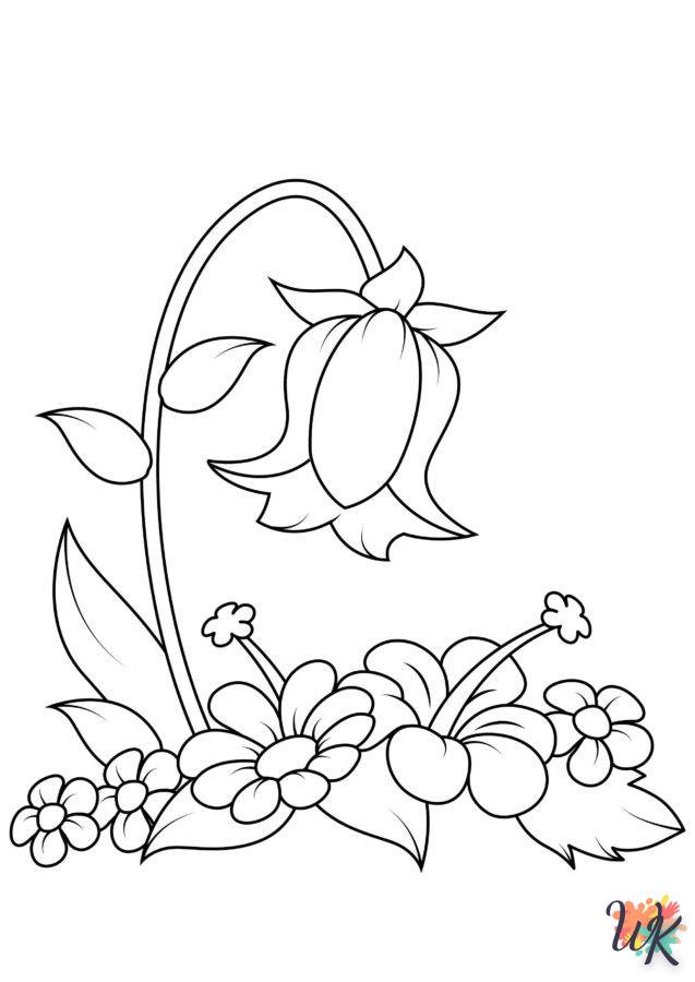 coloriage Fleurs  bebe à imprimer gratuit