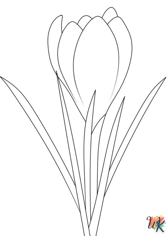 coloriage Fleurs  gratuit