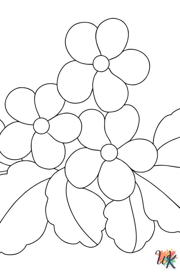 coloriage Fleurs  a imprimer gratuitement 1