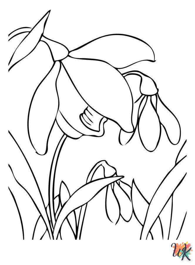 coloriage Fleurs  enfant 2 ans a imprimer 1