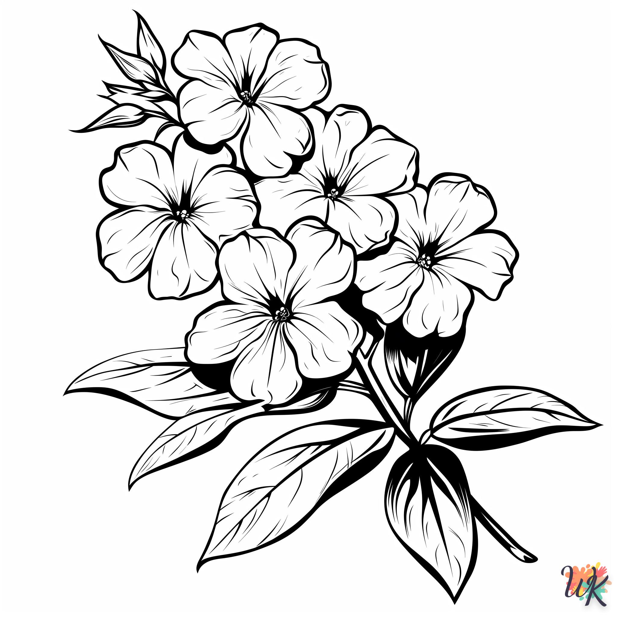 coloriage Fleurs  a dessiner et imprimer