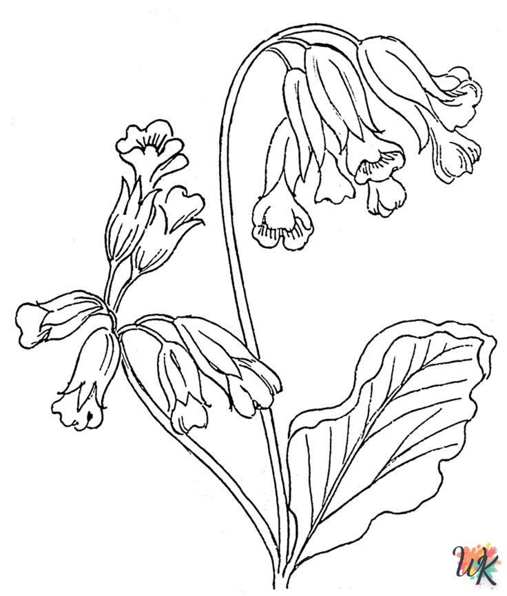 coloriage Fleurs  pour enfant a imprimer 1