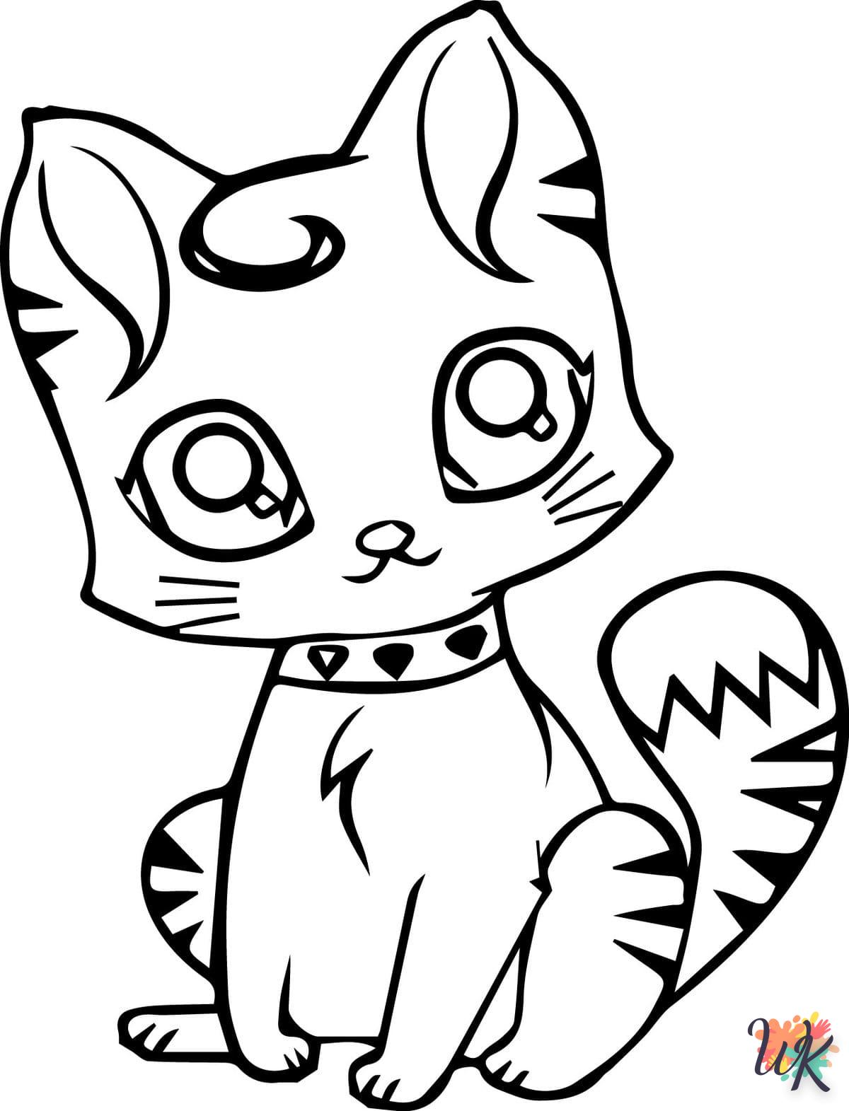 coloriage Kawaii  pour enfant de 4 ans