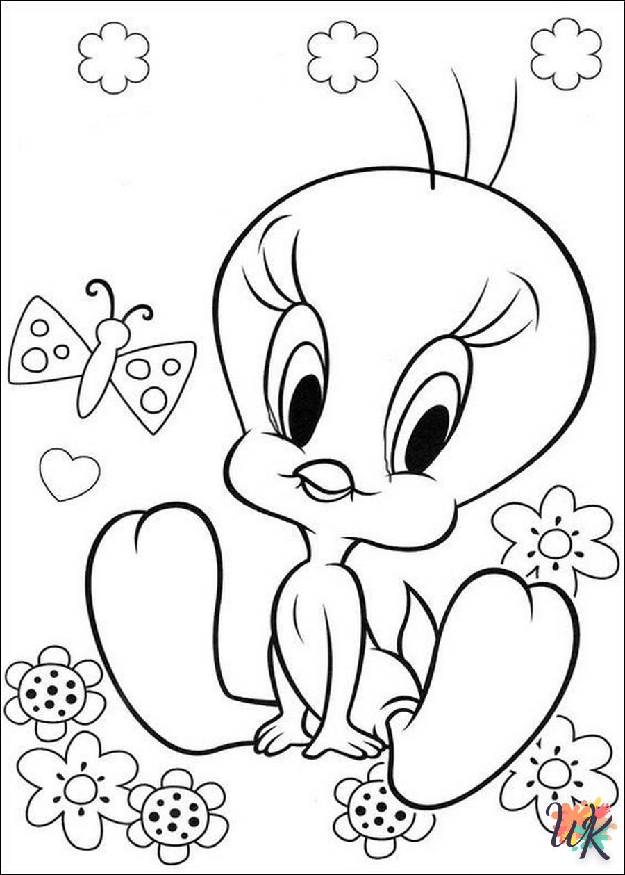 coloriage Kawaii  bebe à imprimer