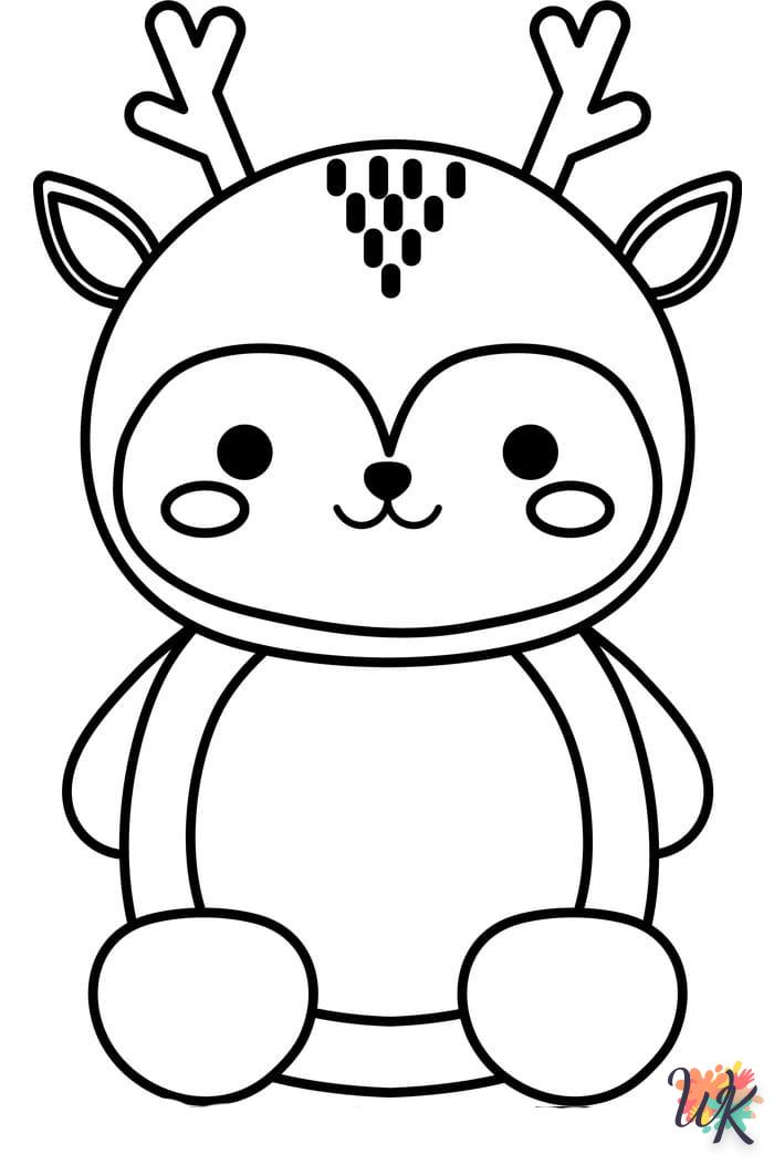 image pour coloriage Kawaii  enfant