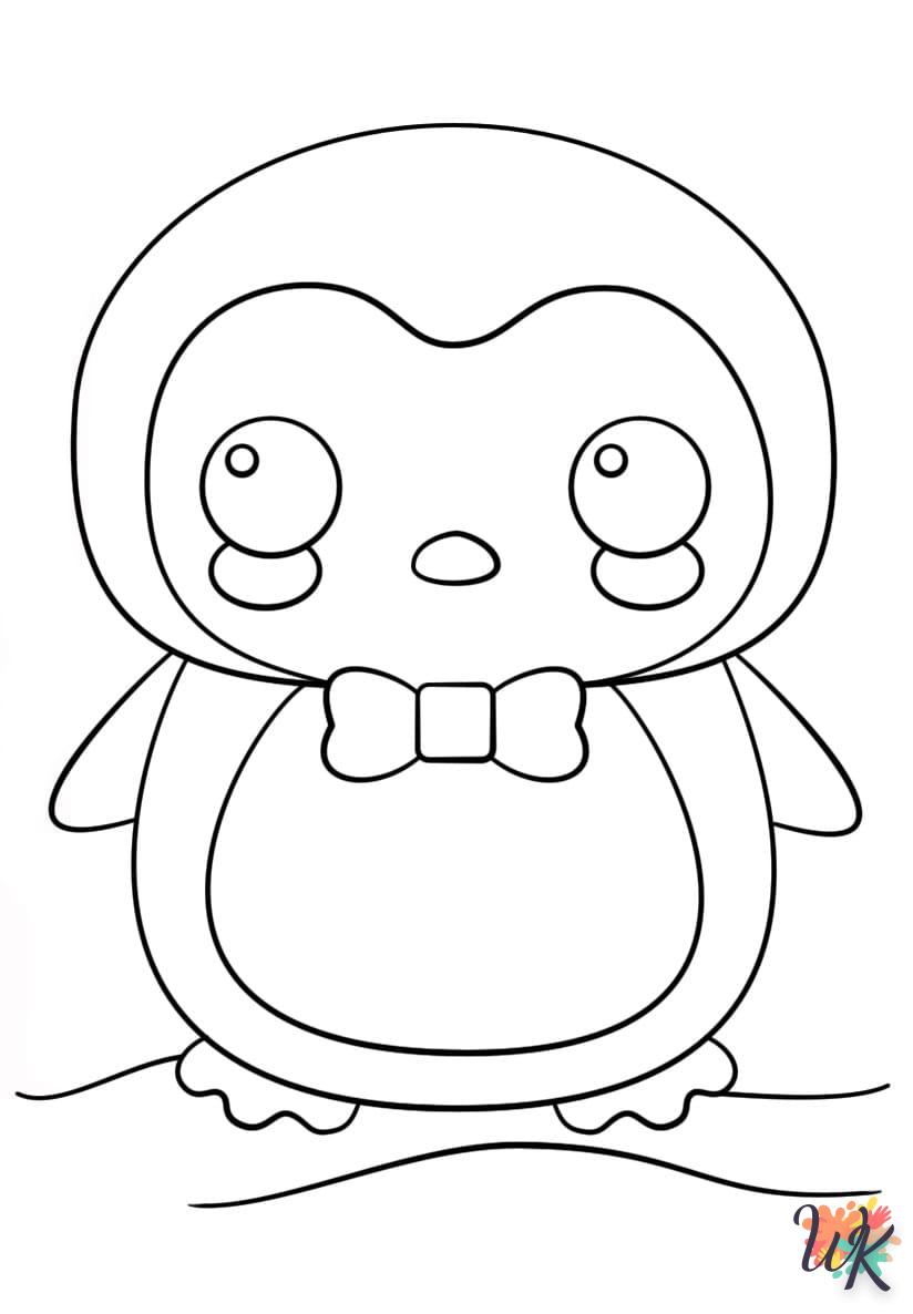 coloriage Kawaii  à imprimer pour enfant de 10 ans