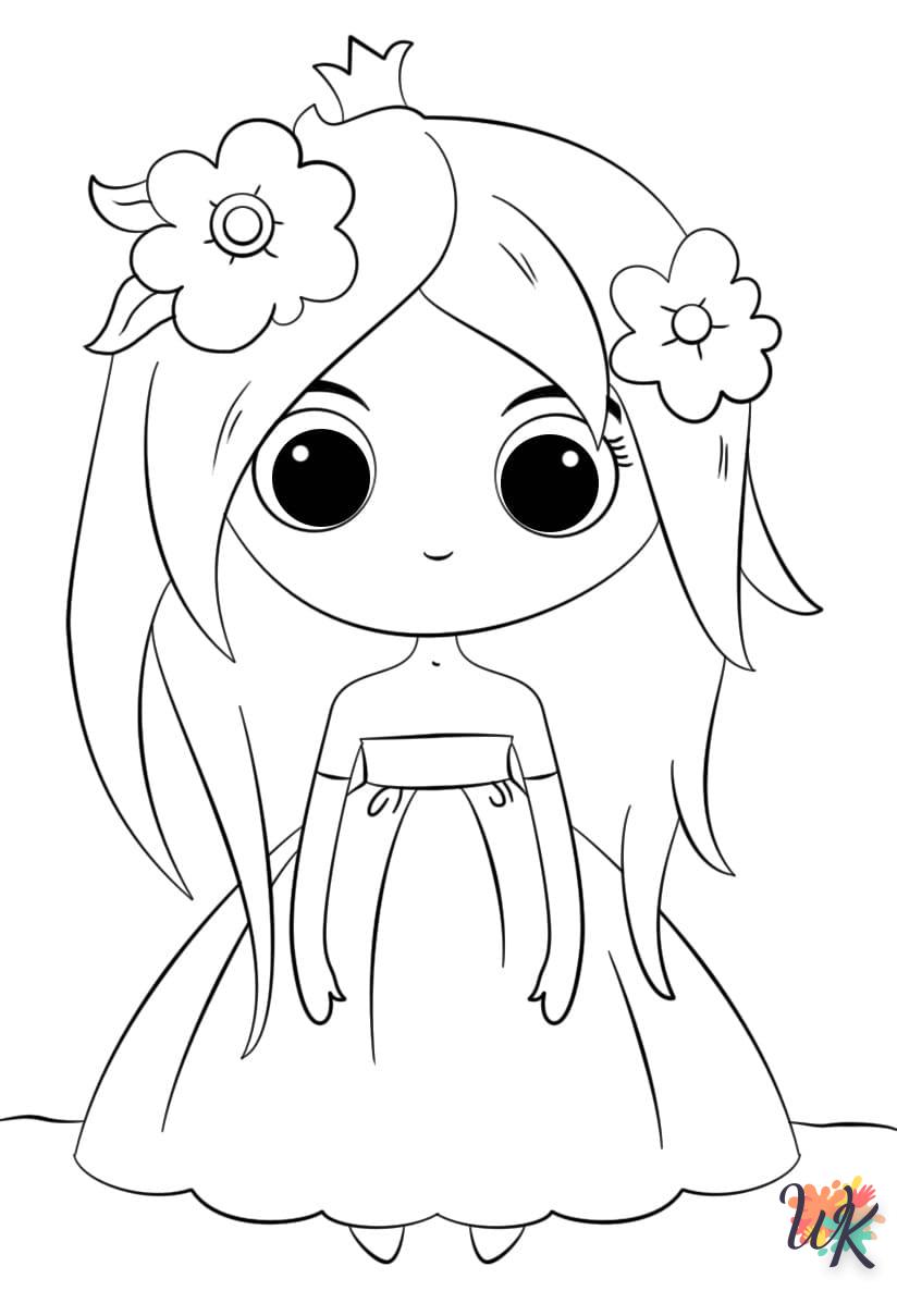 image de coloriage Kawaii  pour enfant 1