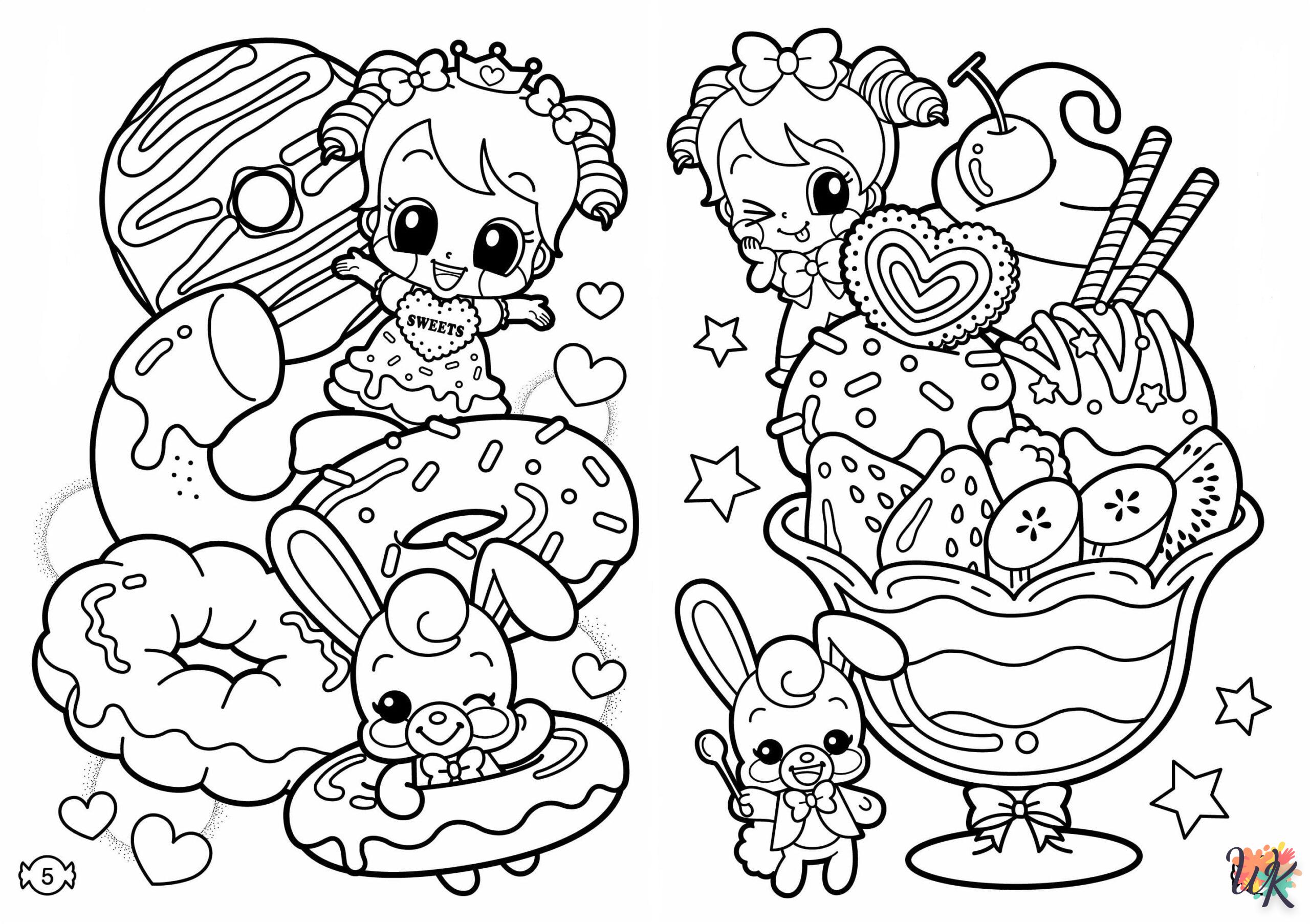 coloriage Kawaii  a dessiner et imprimer 1