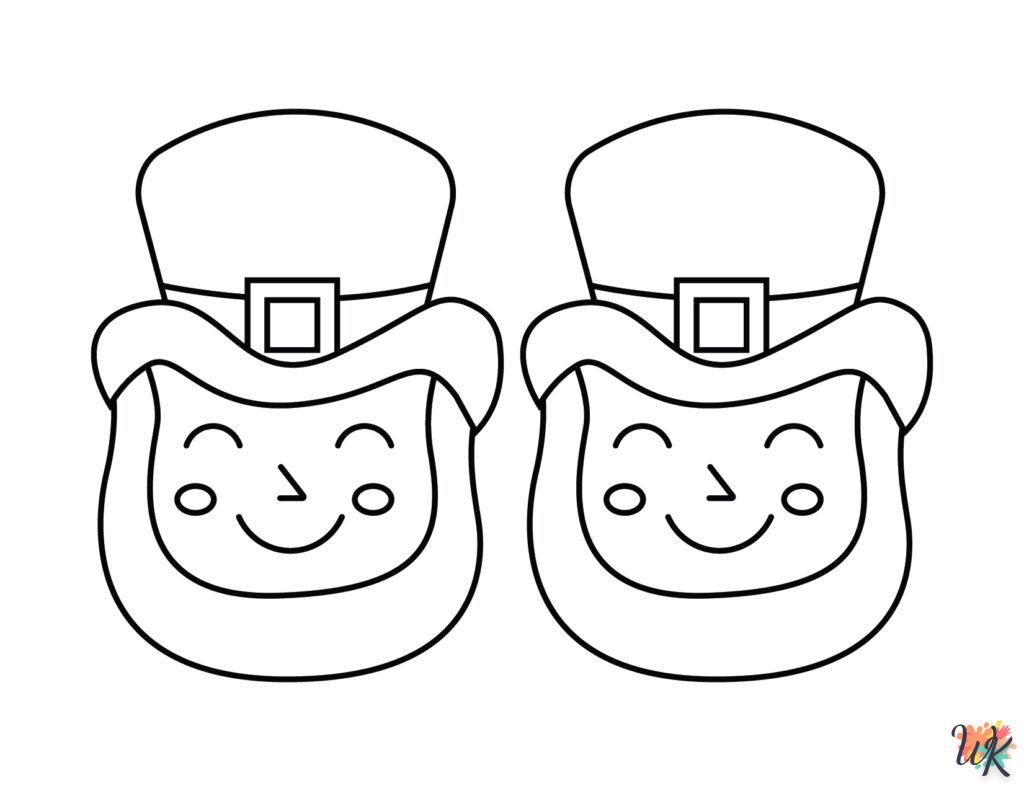 coloriage Leprechaun  pour enfant de 2 ans