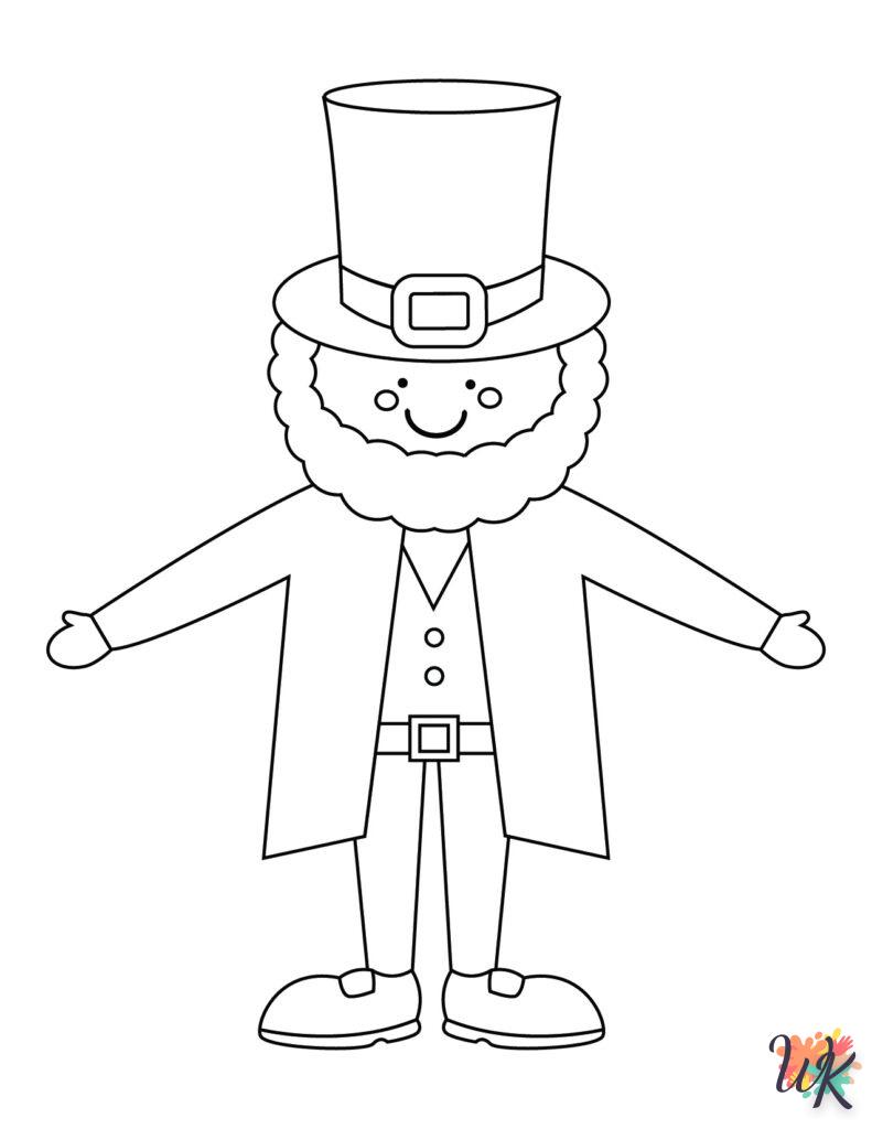 coloriage Leprechaun  automne en ligne gratuit à imprimer