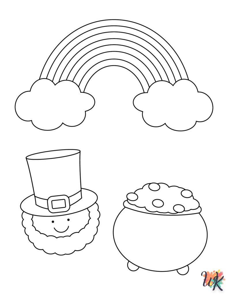 coloriage Leprechaun  à imprimer pour enfant de 3 ans