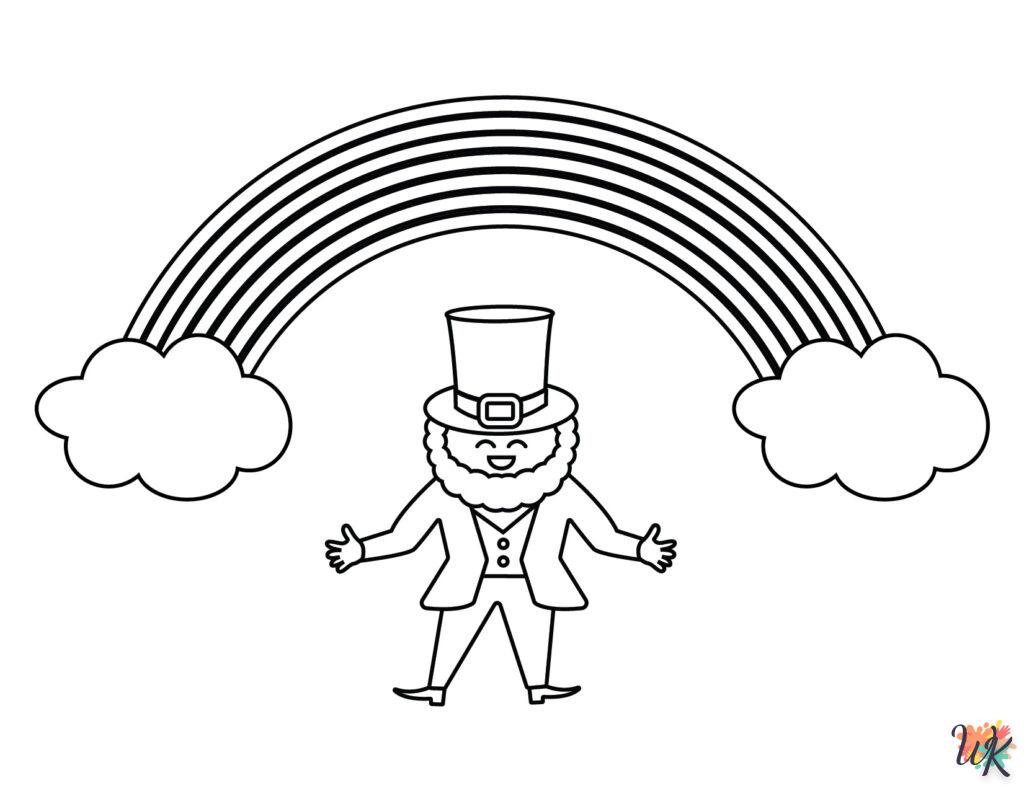 coloriage Leprechaun  gratuit à imprimer