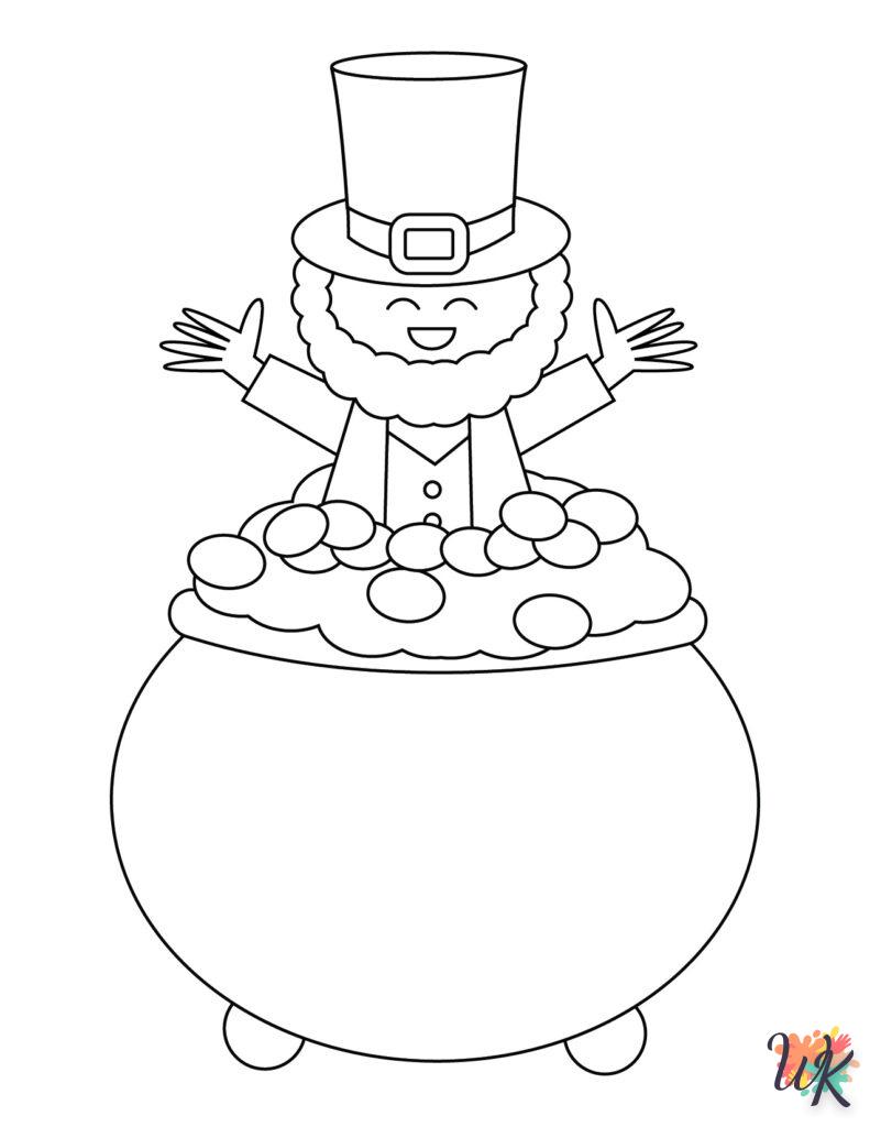 coloriage Leprechaun  à imprimer pdf