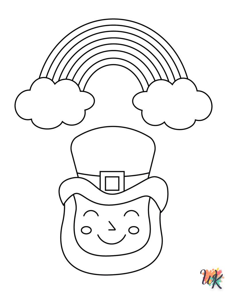 coloriage Leprechaun  pour lutter contre le stress