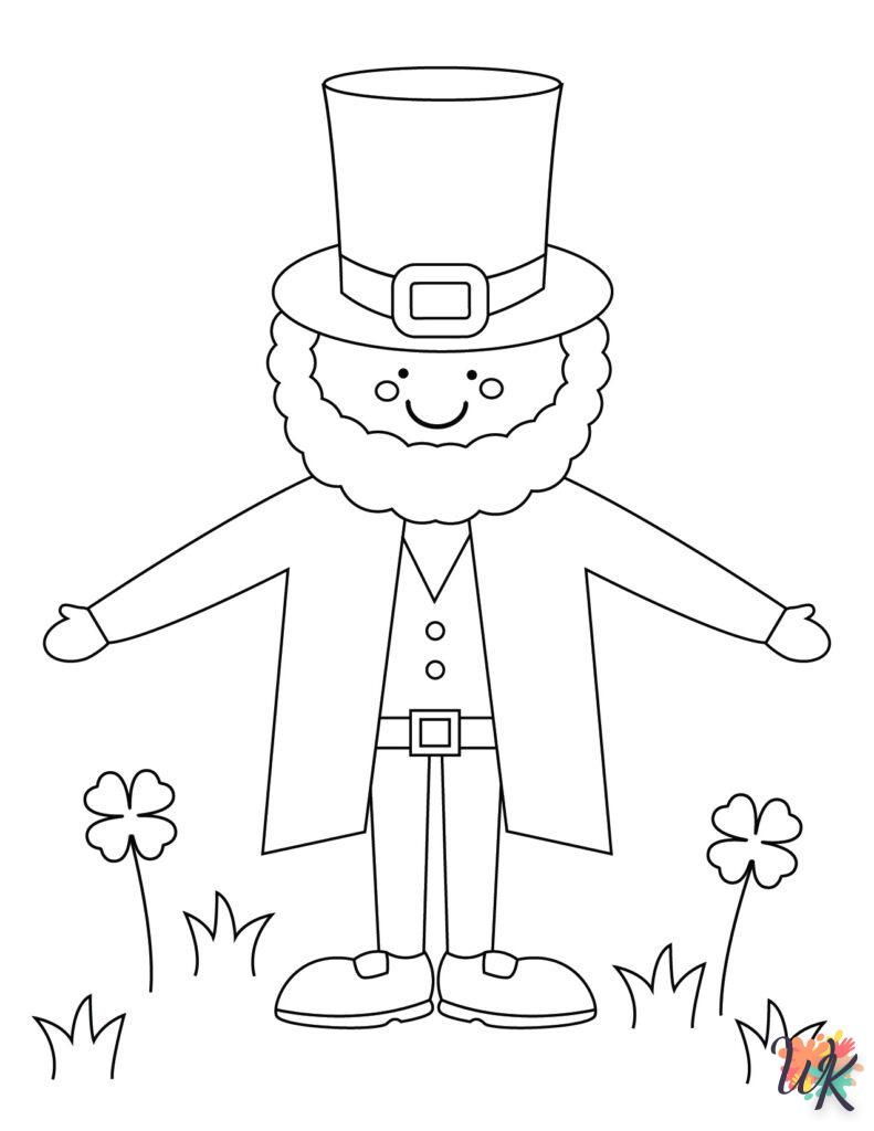 coloriage Leprechaun  pour enfants à imprimer