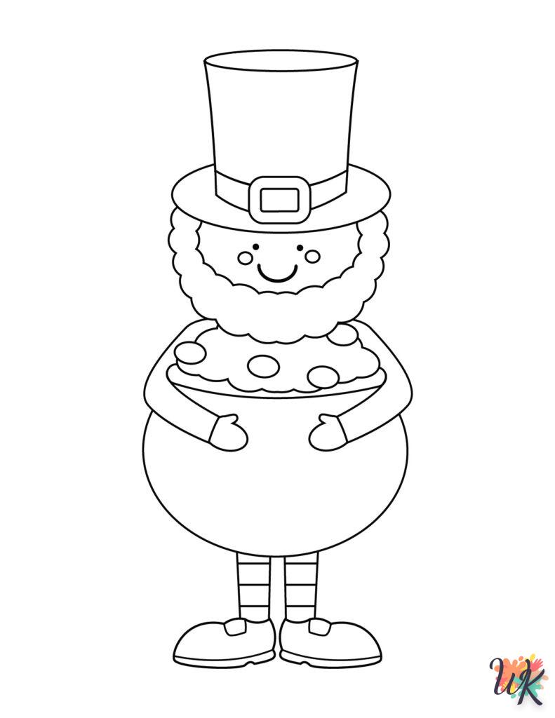 coloriage Leprechaun  à imprimer gratuit