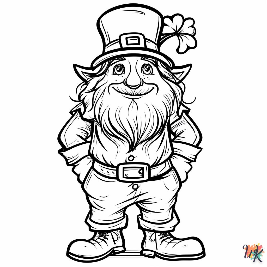 coloriage Leprechaun  à imprimer pdf gratuit