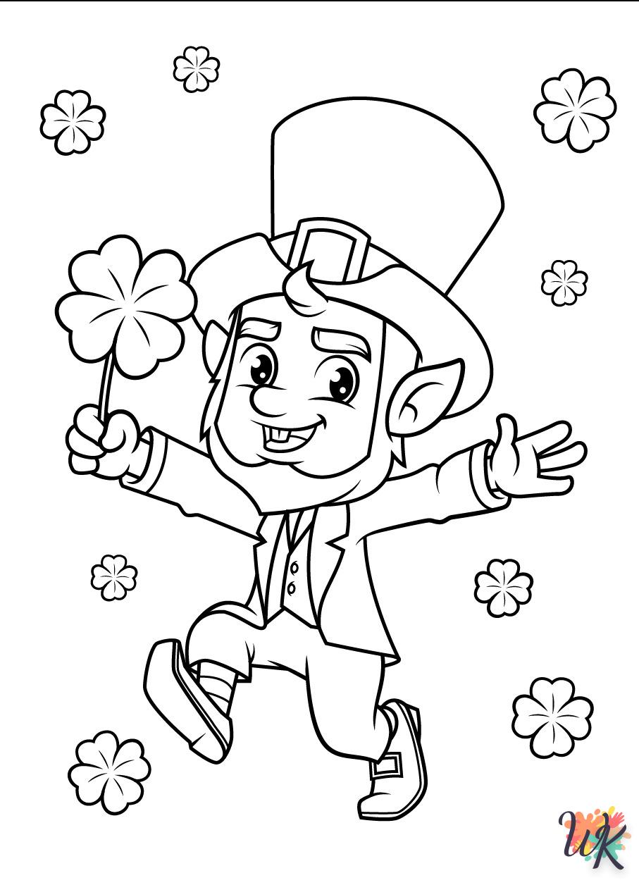 coloriage Leprechaun  pour enfant gratuit