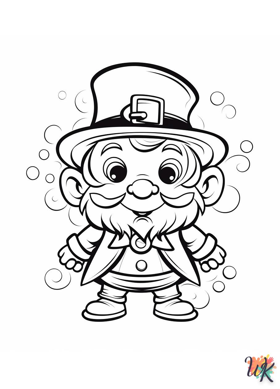 coloriage Leprechaun  a imprimer enfant 6 ans