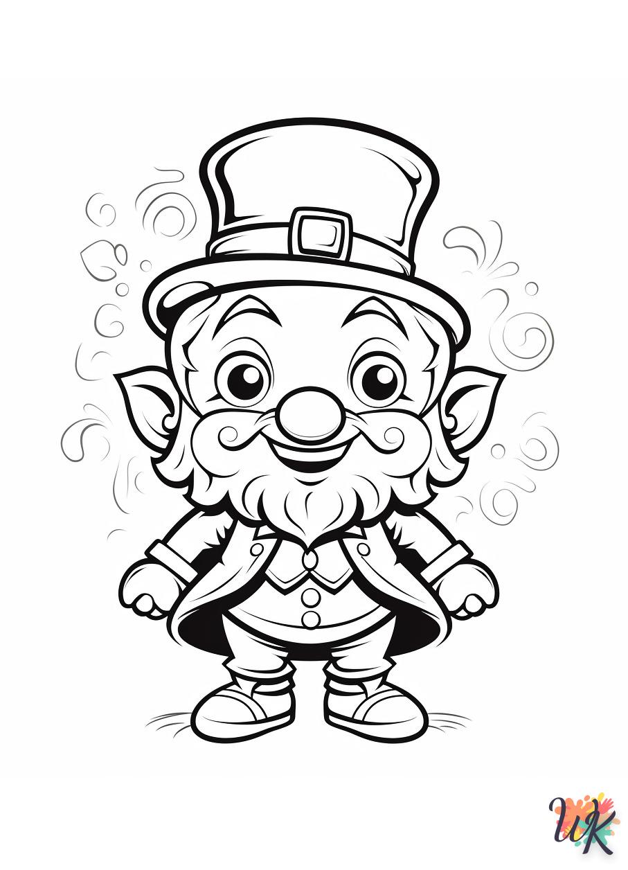 alphabet coloriage Leprechaun  en ligne