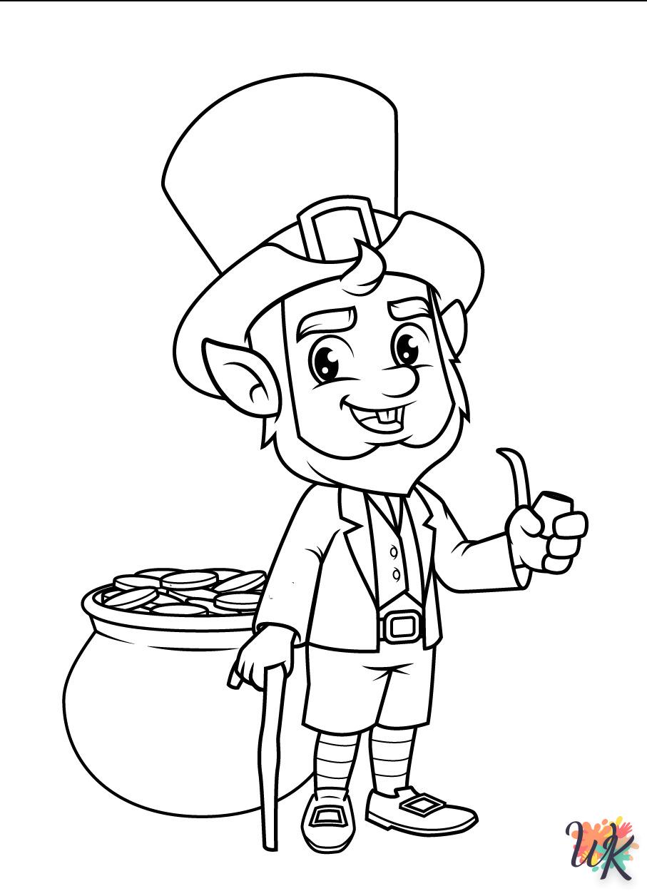 coloriage Leprechaun  de pour enfants