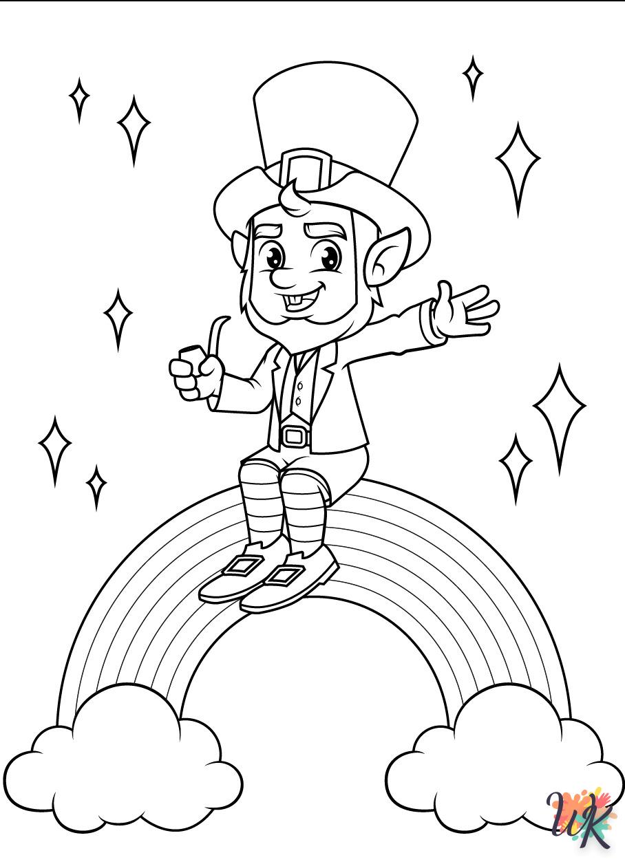 coloriage Leprechaun  gratuit en ligne