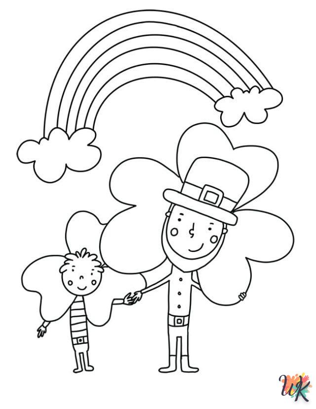 coloriage Leprechaun  à imprimer pour enfant de 6 ans