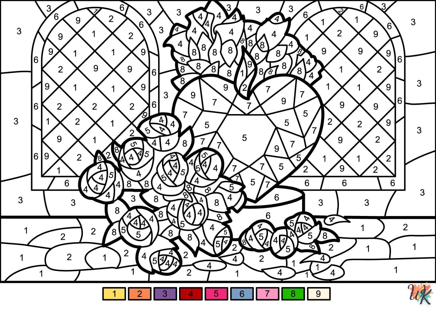 Magical baby coloring page to print