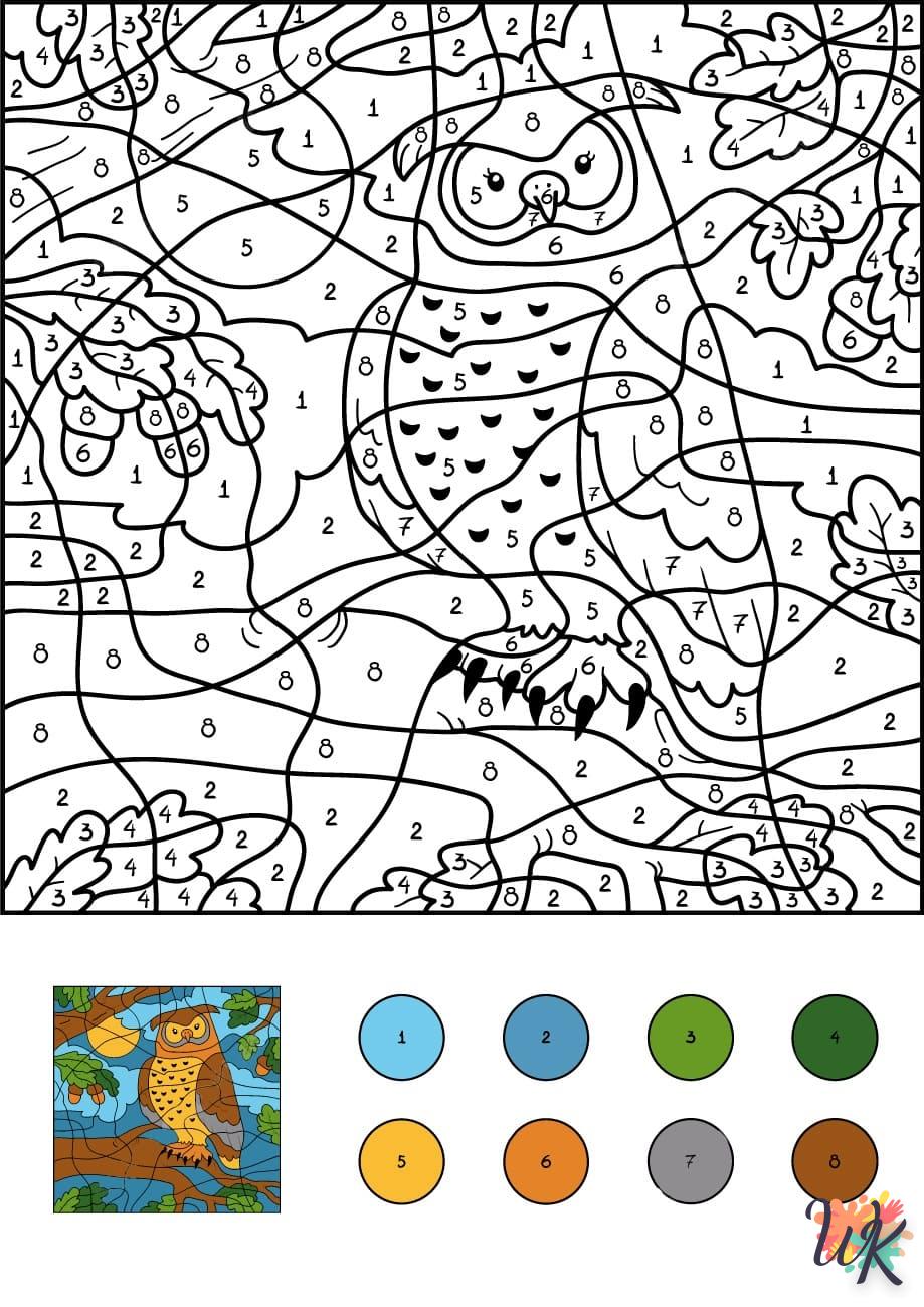 Magic coloring page to print for free pdf