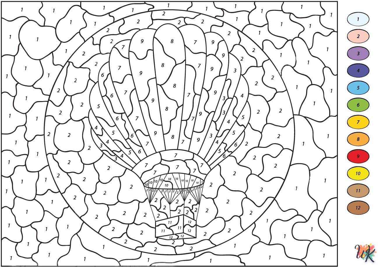 Magical coloring page for children aged 3 to print