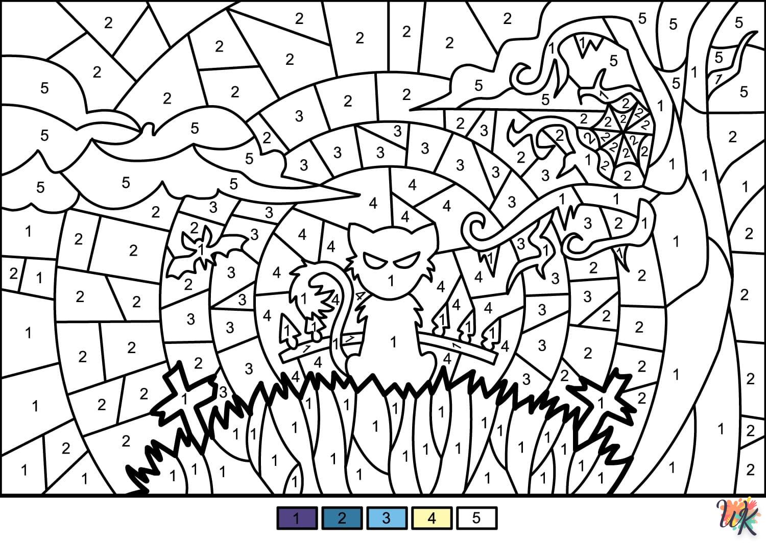 Magic coloring page to print for 8 year olds