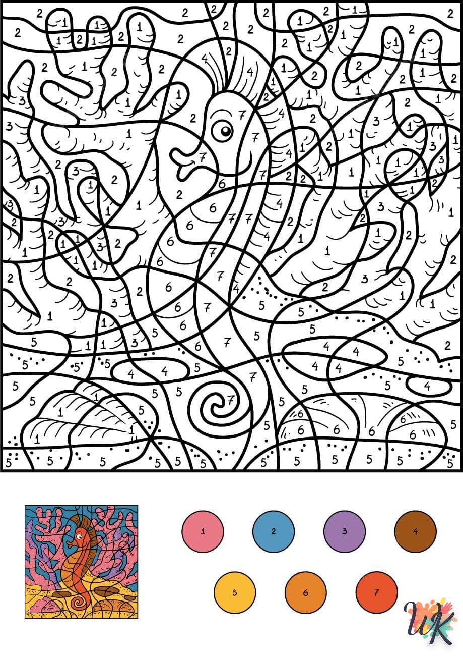 Magic coloring page to color online