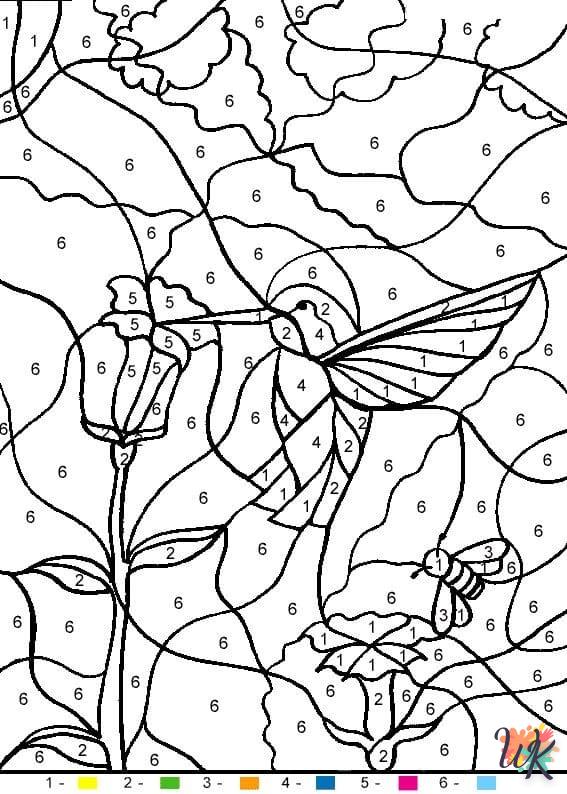 Magic coloring page to do online