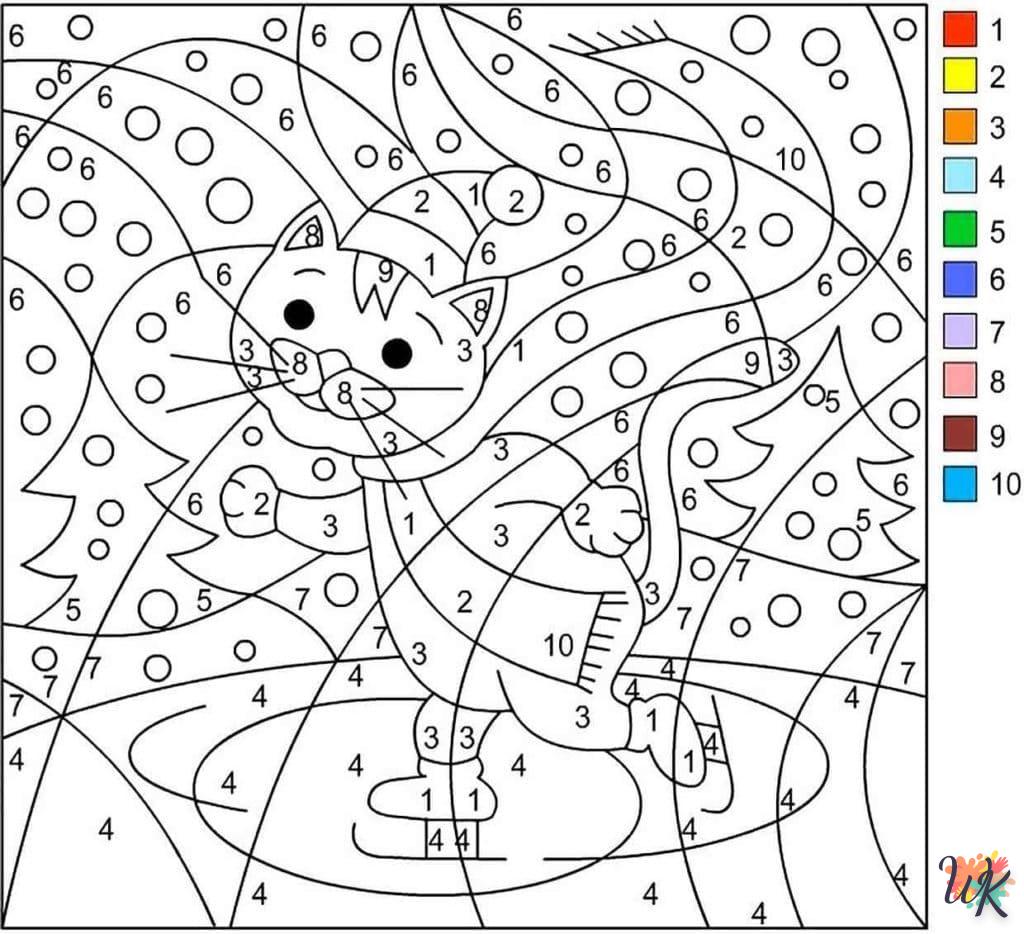 Magical baby coloring page to print free