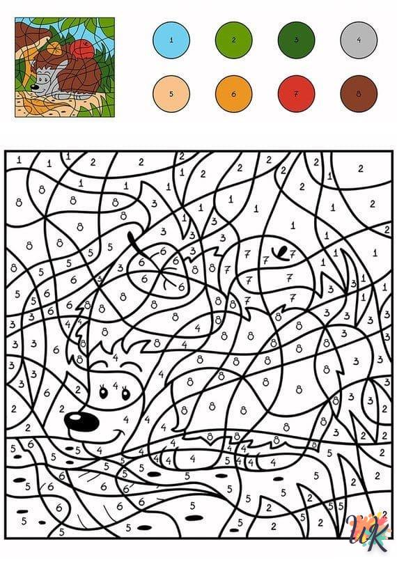 Magic coloring page for children to print 1